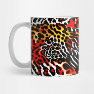 Decorative Cheetah Print Pattern Mug